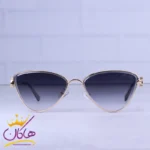 عینک آفتابی سلین زنانه فریم مثلث طلایی 5G128/5