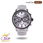 ساعت کرست مردانه فلزی نقره ای سه موتوره مدل 6227/2