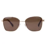 عینک آفتابی شنل زنانه طلایی فریم پروانه ای 2218/1