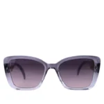 عینک آفتابی شنل زنانه فریم پروانه‌ ای طوسی 80072/3