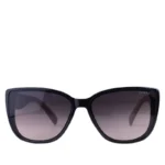 عینک آفتابی شنل زنانه فریم پروانه ای مشکی طوسی 9739/3