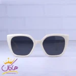 عینک آفتابی شنل زنانه فریم پروانه ای کرمی 8906/4