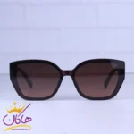 عینک آفتابی شنل زنانه فریم پروانه ای قهوه ای 9736/2