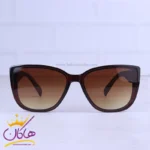 عینک آفتابی شنل زنانه فریم پروانه ای قهوه ای 9739/1