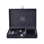 ست چرمی مردانه با کیف کتی و عینک و جاکلیدی چرمسال مشکی 180/1