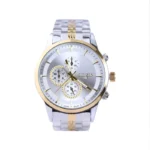 ساعت عقربه ای سیتیزن مردانه فلزی نقره ای طلایی G 9766/18