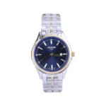 ساعت مچی سیتیزن زنانه فلزی نقره ای طلایی صفحه آبی L31626/1