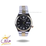 ساعت مچی سیتیزن مردانه فلزی نقره ای طلایی صفحه مشکی 107334/7
