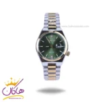 ساعت مچی زنانه سیتیزن فلزی نقره ای طلایی صفحه سبز 107334/12