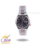 ساعت مچی سیتیزن زنانه فلزی نقره ای رزگلد صفحه مشکی 107334/16