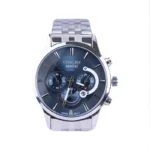 ساعت عقربه ای سیتیزن مردانه فلزی نقره ای صفحه آبی G 9766/22