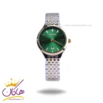 ساعت مچی سیتیزن زنانه فلزی نقره ای طلایی صفحه سبز 3325/5
