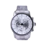 ساعت عقربه‌ای کرست مردانه فلزی تمام نقره ای 6217/3