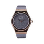 ساعت مچی کرست زنانه بند چرم طوسی صفحه شاین 6264/2