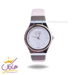ساعت مچی کرست زنانه بند چرم کرم صفحه شاین 6264/3
