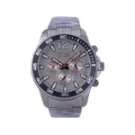 ساعت عقربه‌ای کرست مردانه فلزی نقره ای صفحه بژ 6267/4