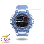 ساعت مچی مردانه کرست پرو دیجیتال بند رابر آبی crest 9503/3