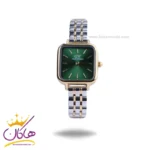 ساعت دنیل ولینگتون زنانه فلزی صفحه مربع سبز K22HRE02/11