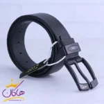 کمربند چرم طبیعی مردانه مشکی دیزل