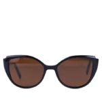 عینک آفتابی دیور زنانه فریم مشکی عدسی قهوه ای 8016/1