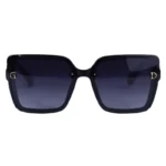 عینک آفتابی دیور زنانه فریم مربع مشکی پلاریزه P 2308/3