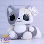 عروسک گربه چشم درشت خاکستری | 1611756/1