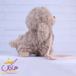 عروسک پولیشی سگ قلاده دار قهوه ای | 175045/2