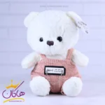 عروسک پولیشی خرس لباس صورتی | 17509/2