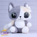 عروسک پولیشی گربه چشم درشت خاکستری | 51121/1