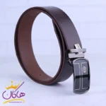 کمربند چرم طبیعی مردانه قهوه ای گوچی