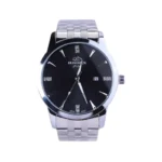 ساعت مچی الگانس مردانه فلزی نقره ای صفحه مشکی G 030/7