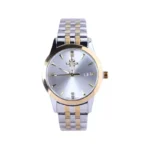 ساعت مچی عقربه ای الگانس زنانه فلزی نقره ای طلایی L 030/6