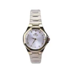 ساعت مچی الگانس زنانه فلزی قاب چندضلعی طلایی ER 2226/3