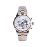 ساعت عقربه ای الگانس زنانه فلزی نقره ای طلایی L 9766/17