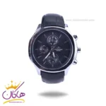 ساعت مچی الگانس رویال مردانه بند چرم مشکی ER2127/1