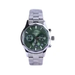 ساعت مچی الگانس زنانه فلزی نقره ای صفحه سبز L 9766/8