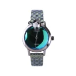 ساعت مچی الگانس زنانه بند فلزی سبز طرح مار ER 2204/8