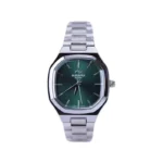 ساعت مچی الگانس زنانه فلزی نقره ای صفحه سبز ER 2208/4