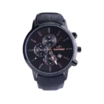 ساعت مچی عقربه ای الگانس مردانه بند چرم مشکی G 1201/3