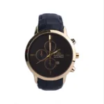 ساعت مچی الگانس مردانه بند چرم قاب طلایی G 2060/1