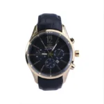 ساعت مچی مردانه الگانس چرم مشکی قاب طلایی G 2066/1