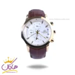 ساعت مچی الگانس رویال مردانه بند چرم صفحه سفید ER2124/3