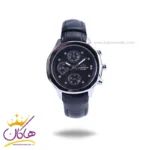 ساعت مچی عقربه ای الگانس زنانه بند چرم صفحه مشکی ER2126/2
