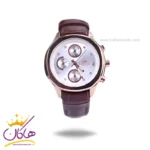 ساعت مچی عقربه ای الگانس زنانه بند چرم صفحه سفید ER2126/4