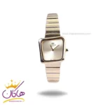 ساعت مچی الگانس زنانه استیل طلایی صفحه مربع ER 2196/2