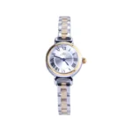 ساعت عقربه ای الگانس زنانه فلزی نقره ای طلایی 008017/4