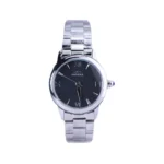 ساعت عقربه ای الگانس زنانه فلزی نقره ای صفحه مشکی 8019/2