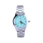 ساعت عقربه ای الگانس زنانه فلزی نقره ای صفحه تیفانی 8019/5