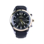 ساعت مچی الگانس مردانه چرم قاب طلایی G 1194/3