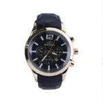 ساعت مچی مردانه الگانس چرم مشکی قاب طلایی G 1194/4